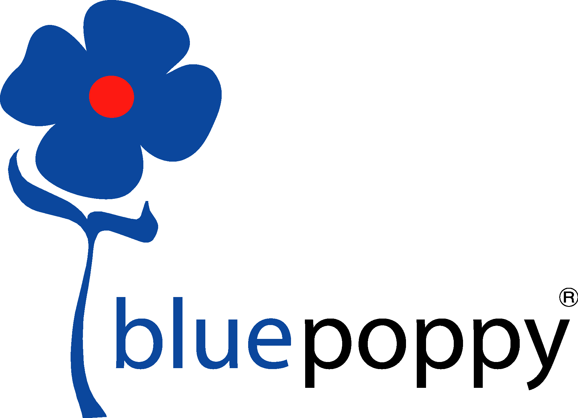 Bluepoppy Logo Vector Logo
